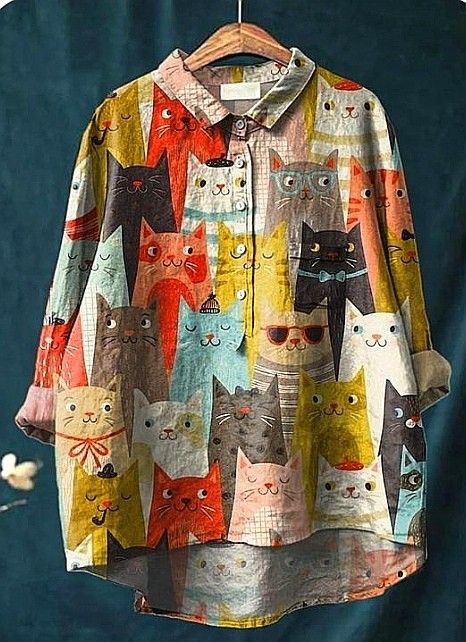 Milo | Blouse Artistique Chat