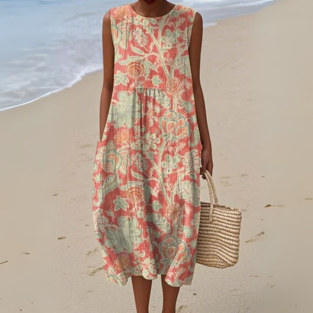 Ellis - Robe vintage à fleurs