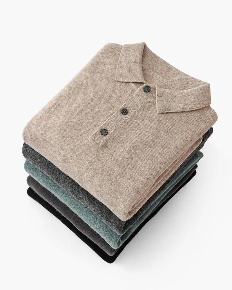 100% Cashmere Polo Old Money