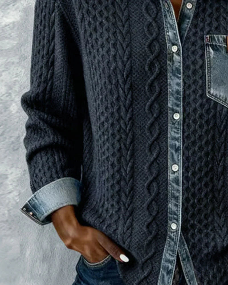 Simone - Chemise en jean audacieuse