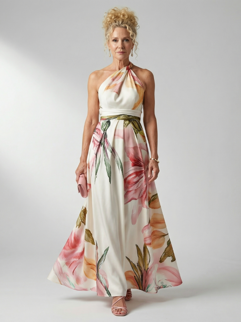 Amiel | Robe longue fleurie