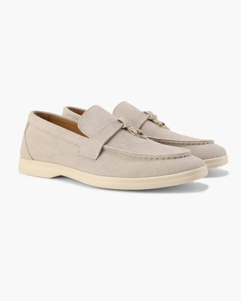 Old Money Suede Lady Loafers Old Money Women