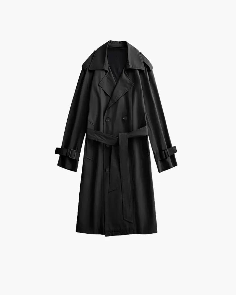 Classic Double-Breasted Trench Coat Old Money