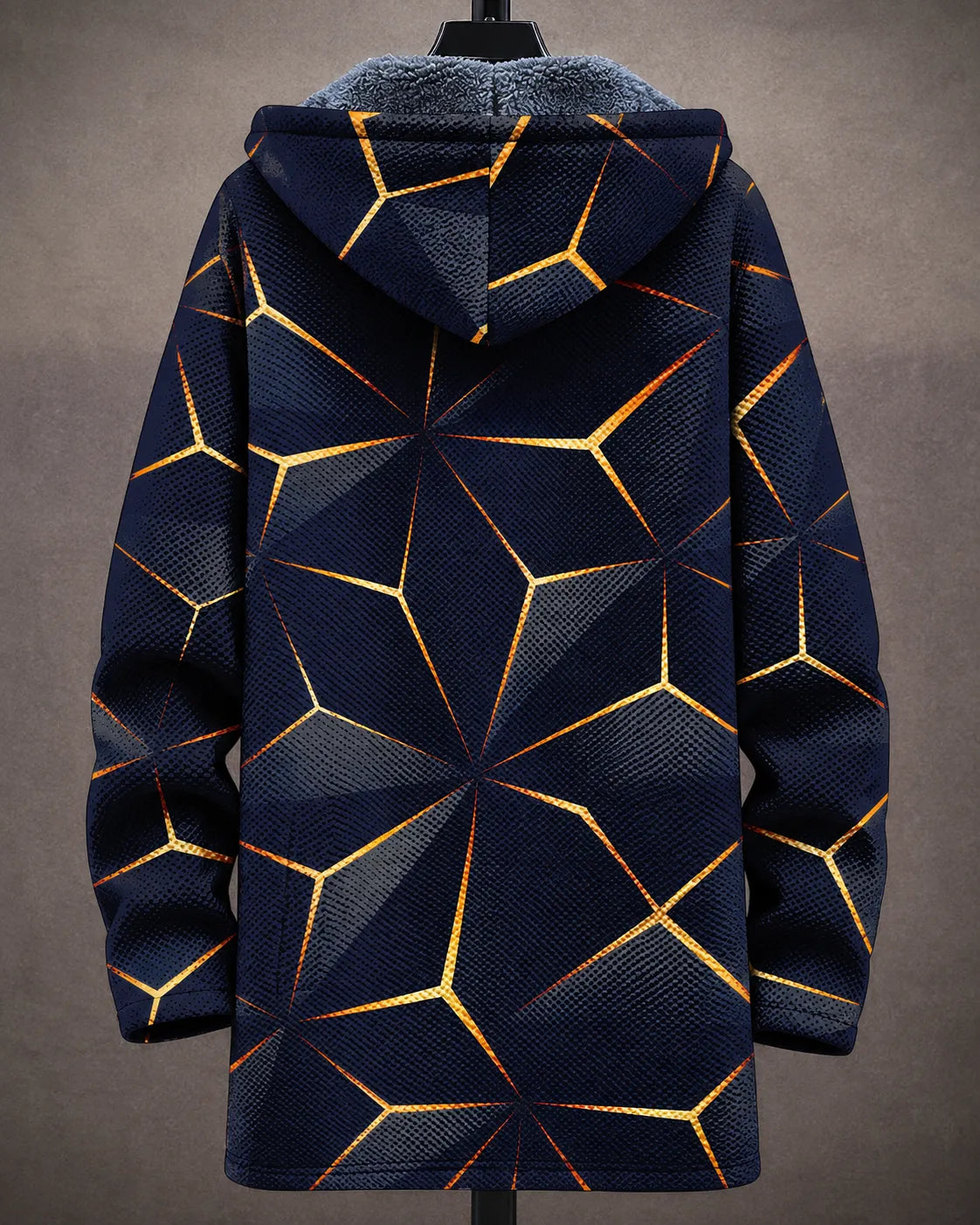 Veste à capuche Celestine au motif géométrique