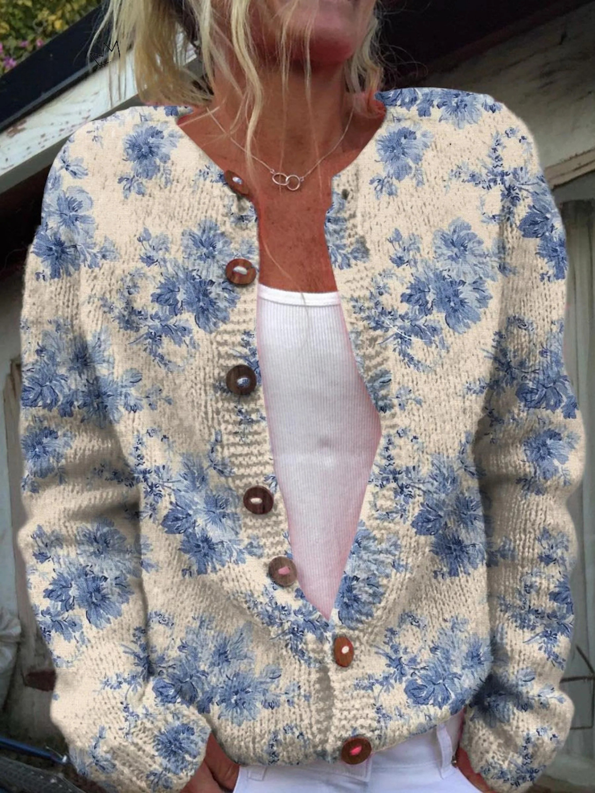 Daysie™ | Gilet en maille vintage