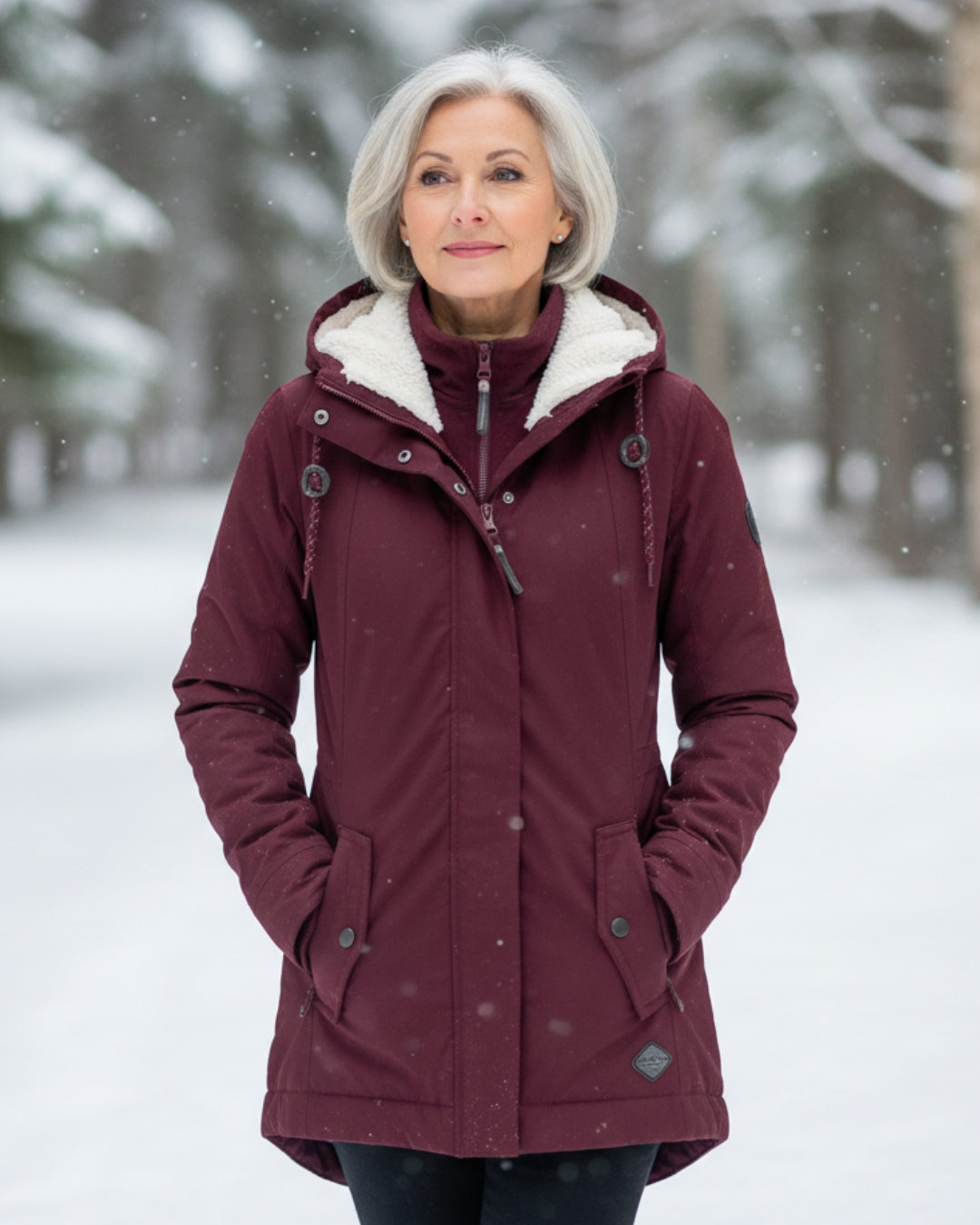 Amelia - Parka réversible élégante