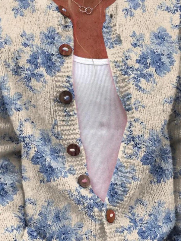 Daysie™ | Gilet en maille vintage