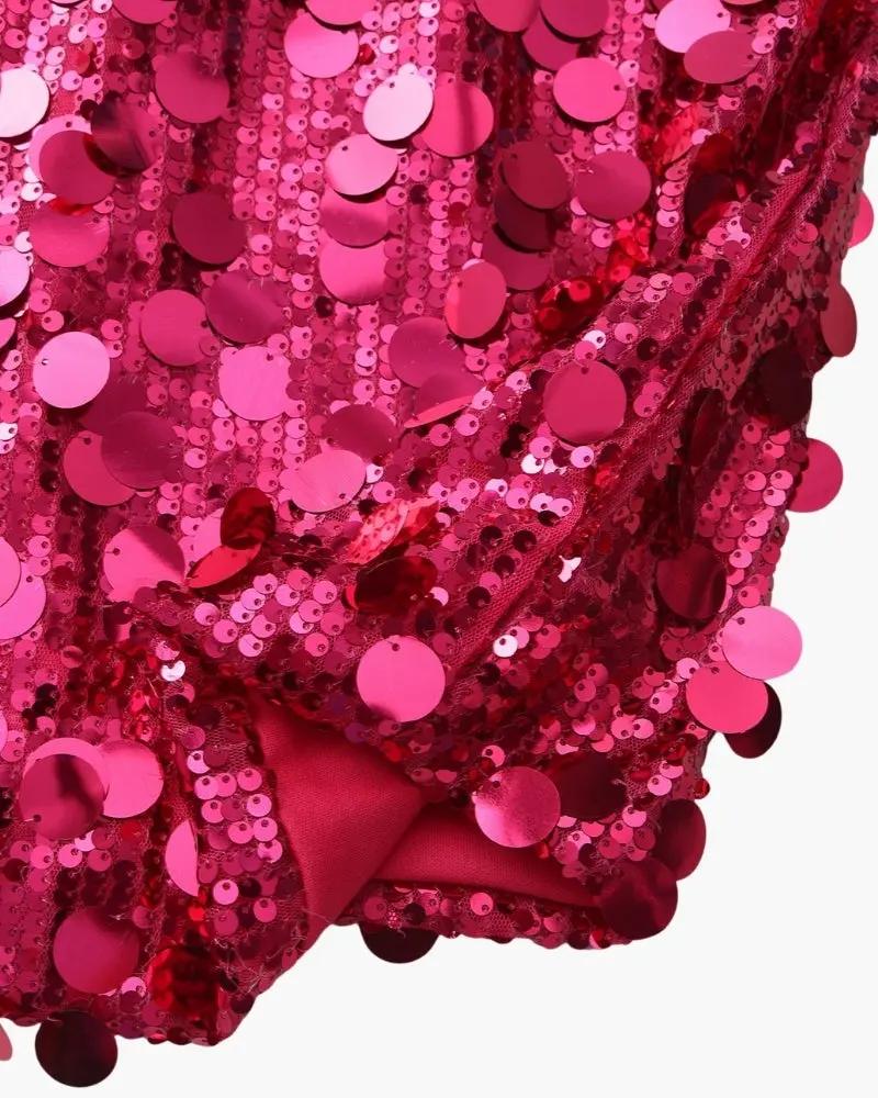 Sequin Party Mini Dress Old Money Women