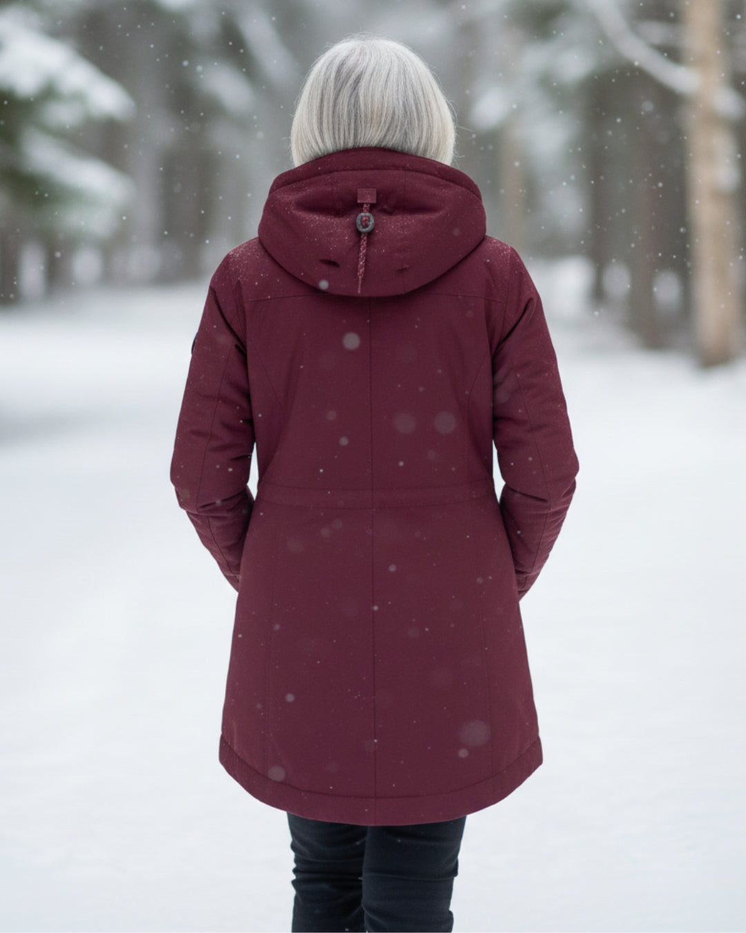 Amelia - Parka réversible élégante