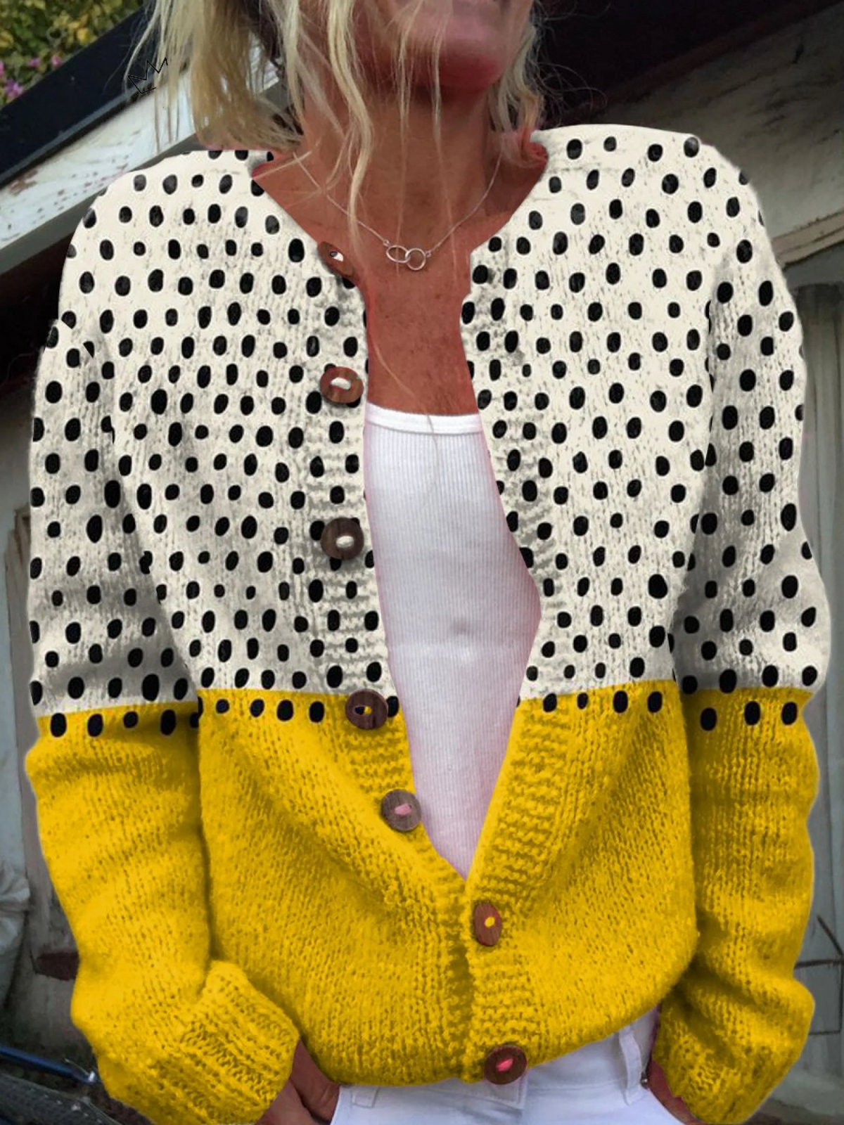 Junella™ | Cardigan en tricot vintage