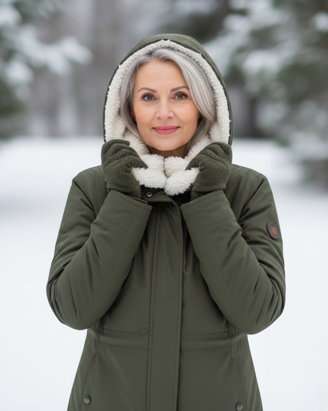 Amelia - Parka réversible élégante