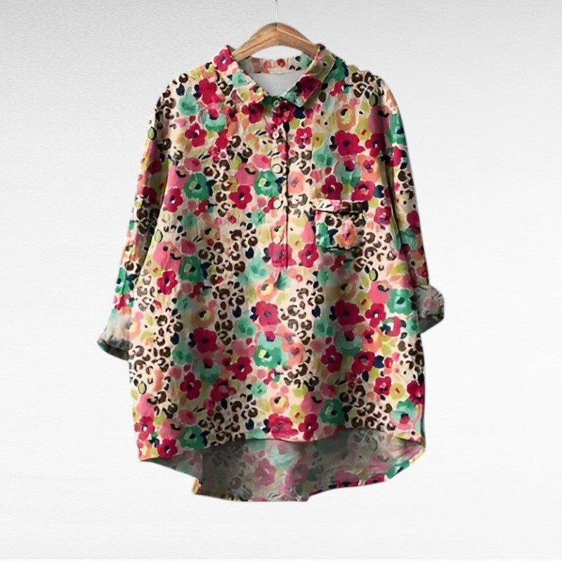 Noémie | Blouse d'été élégante en lin