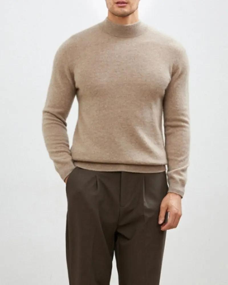 Cashmere Wool Turtleneck Old Money