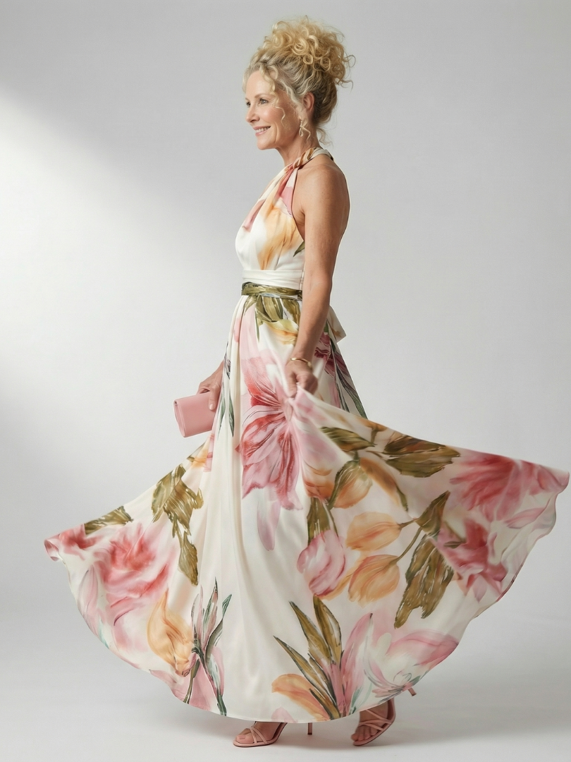 Amiel | Robe longue fleurie