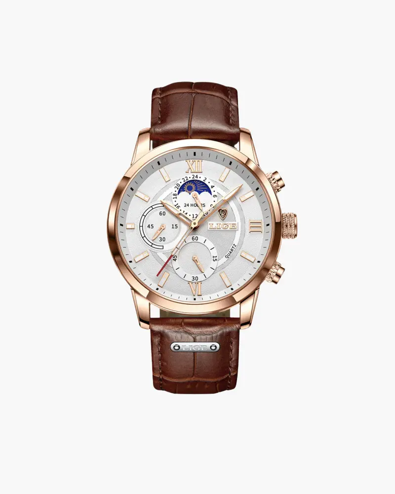 Lugano Classic Watch (Waterproof) Old Money