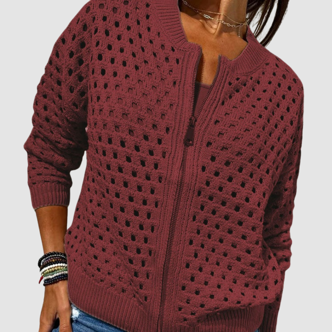 Barbara - Gilet en Tricot Premium