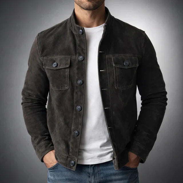 Oltrarno™ Veste en Daim Premium – Savoir-Faire Italien