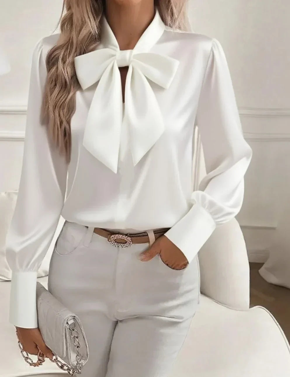 Nariyah - Blouse satinée élégante