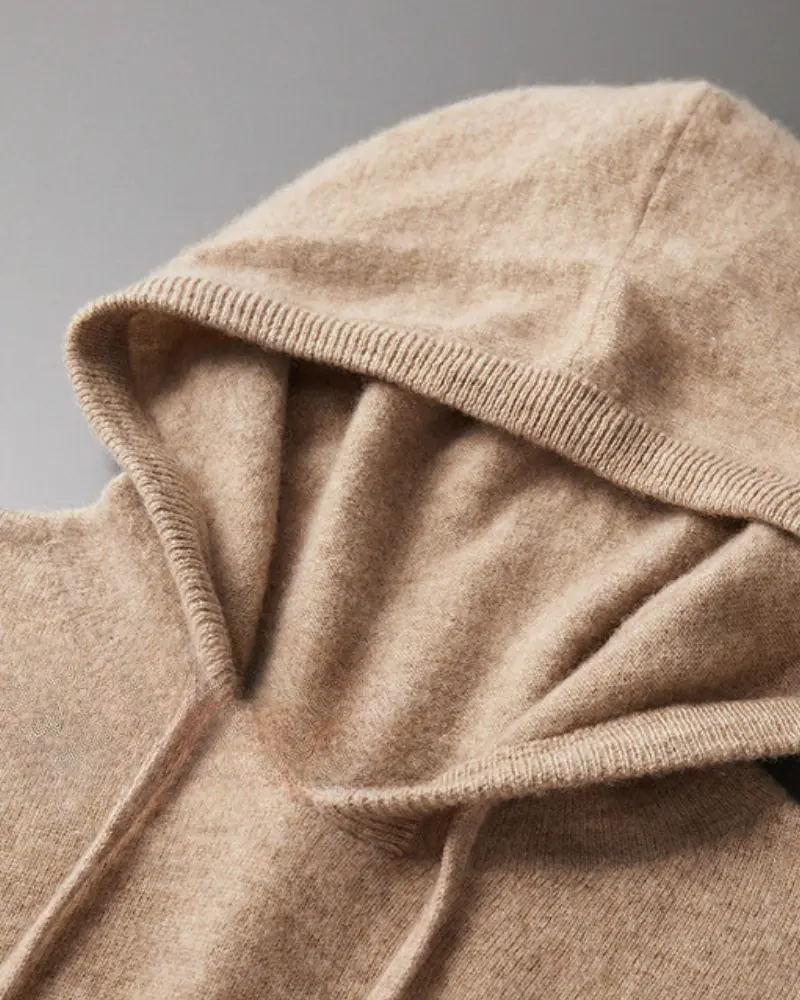 100% Cashmere Hoodie Old Money