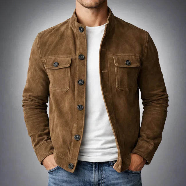 Oltrarno™ Veste en Daim Premium – Savoir-Faire Italien