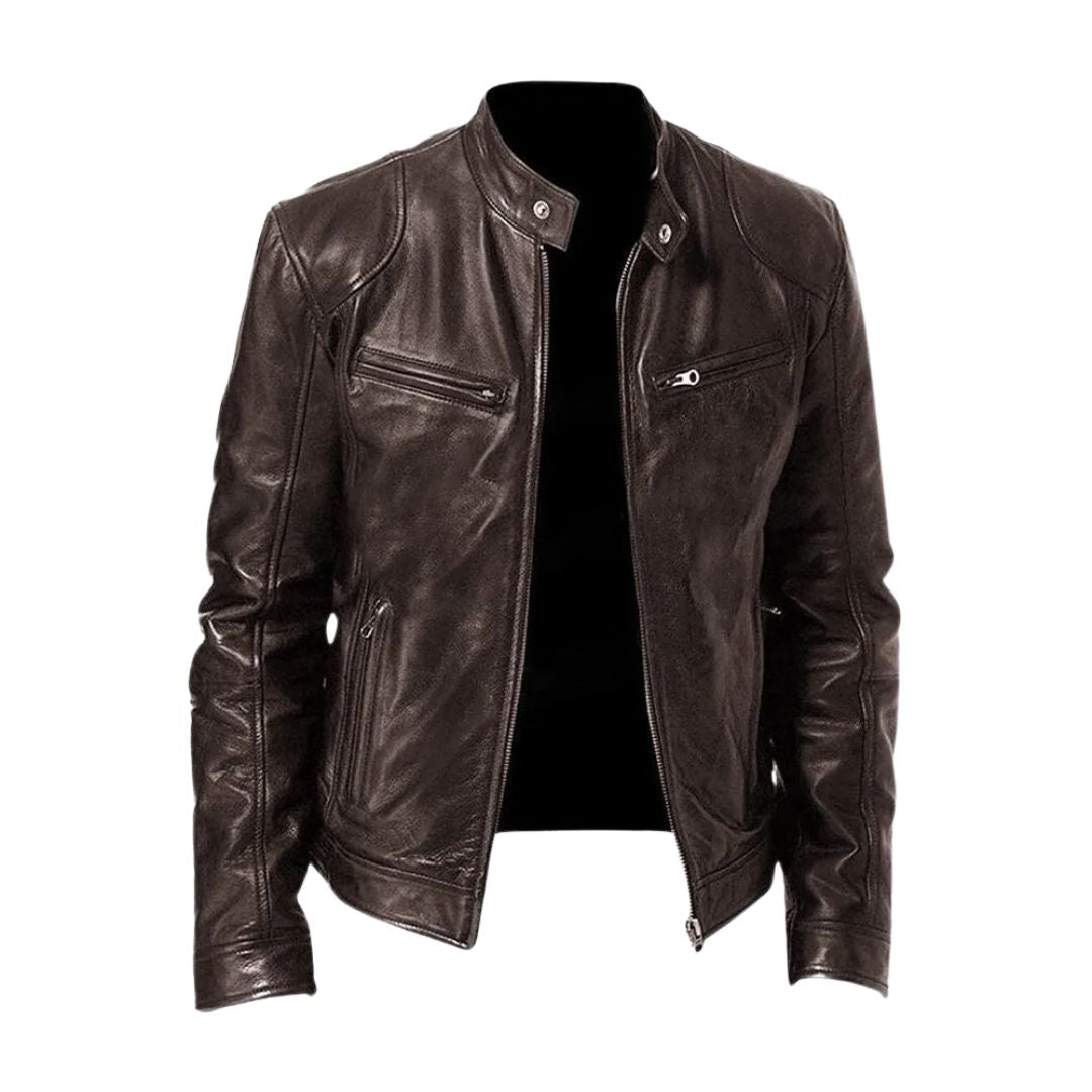 Danoir | Blouson en Cuir Décontracté
