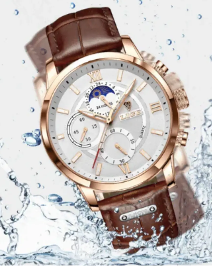 Lugano Classic Watch (Waterproof) Old Money