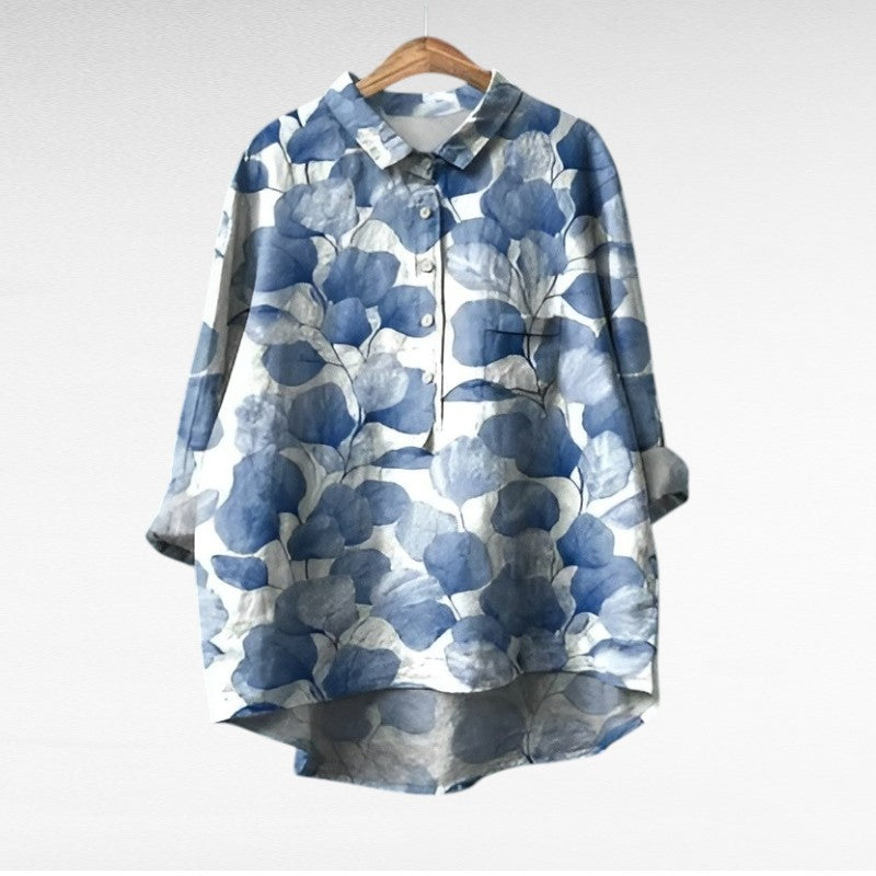 Camille | Blouse d'Été Élégante en Lin