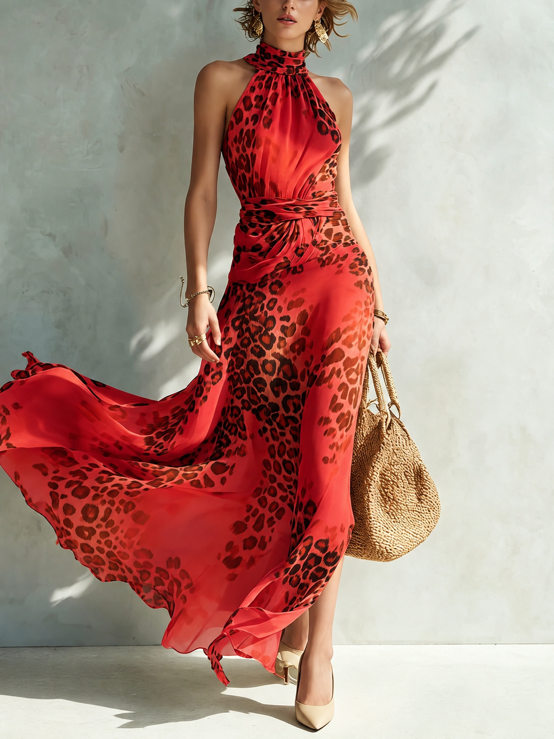 Danielle | Robe à Imprimé Animalier