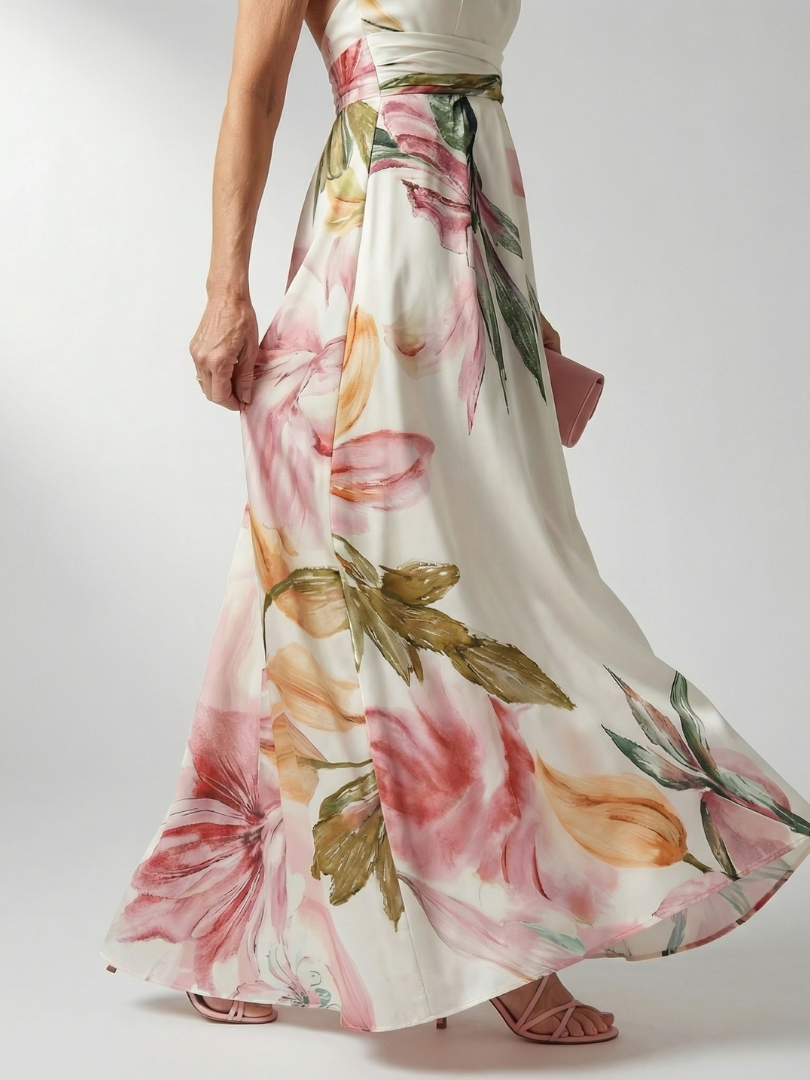 Amiel | Robe longue fleurie