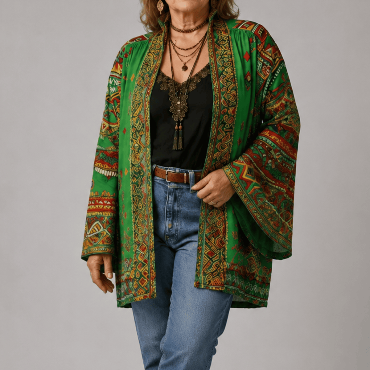Darcy | Boho Embroidered Cardigan Kimono