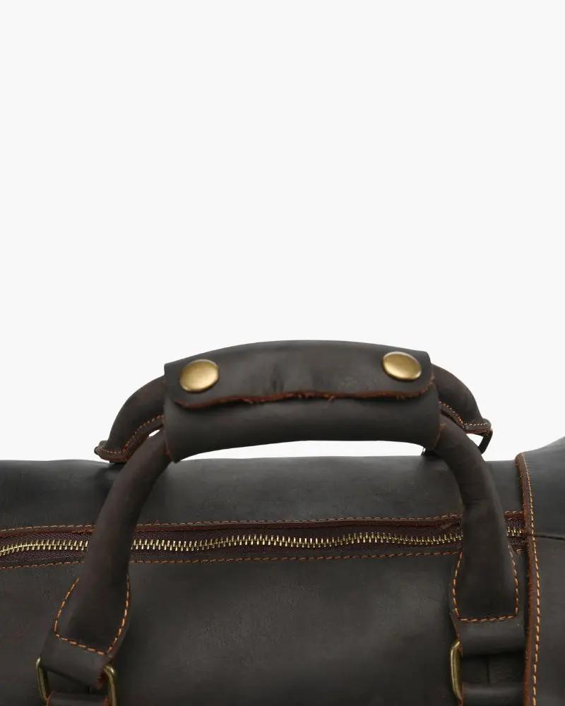 Montague Leather Duffle Old Money