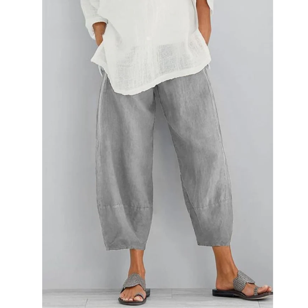 Elena™ | Pantalon en lin élégant et confortable