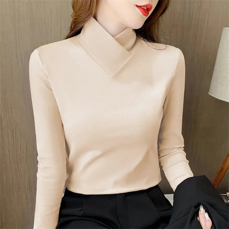 Liora - T-shirt Col Roulé Chic