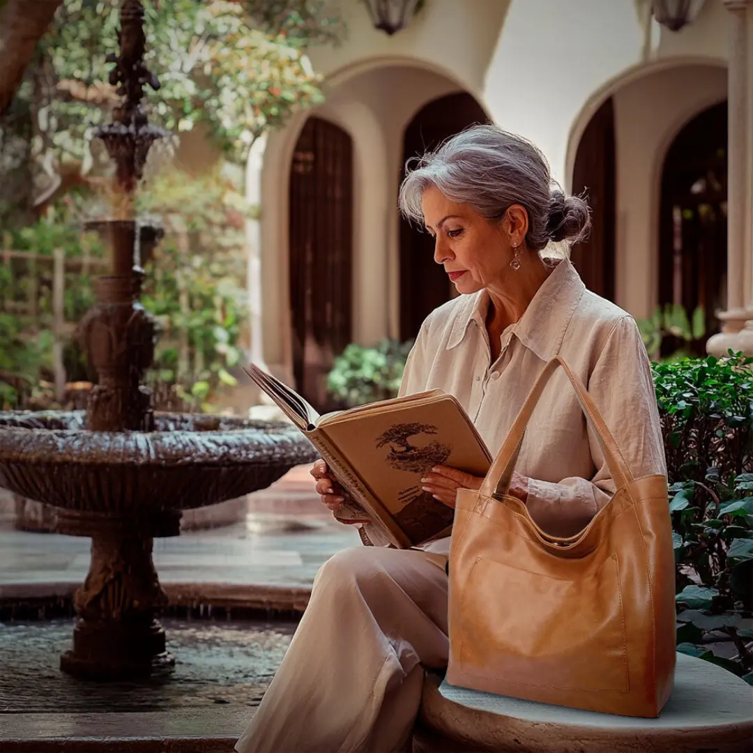 Ringelblume | Squisita Sac à Bandoulière de Luxe en Matériau Doux Danoir Paris