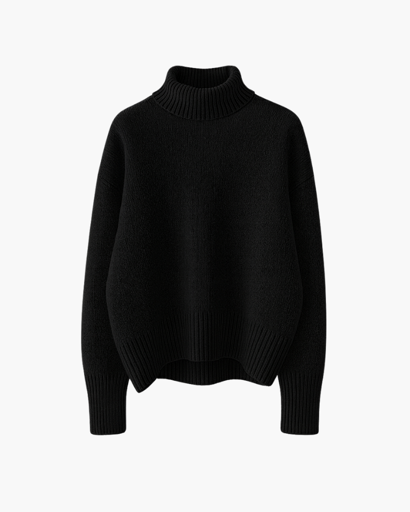 Pull Doux à Col Roulé