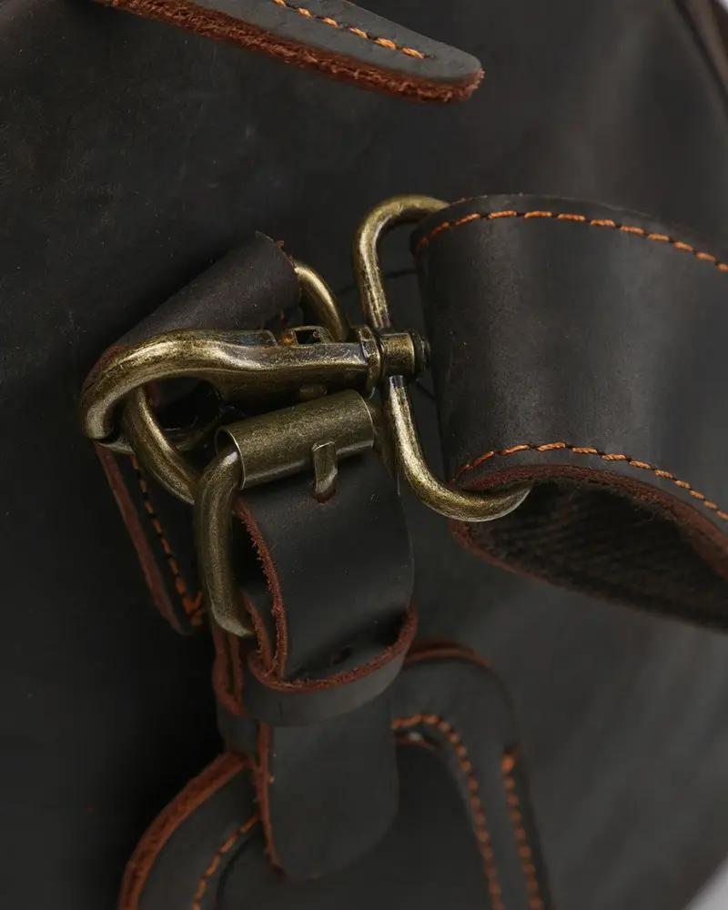 Montague Leather Duffle Old Money