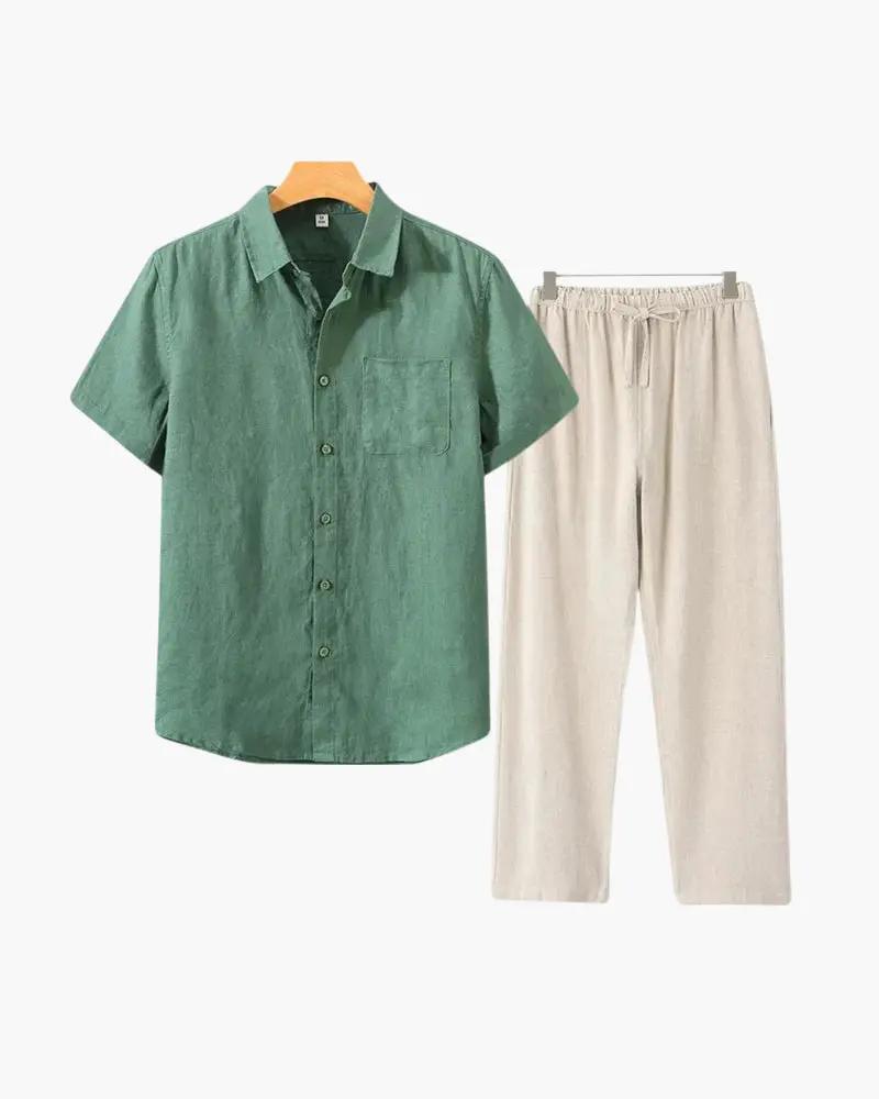 Old Money Linen Combo (Shortsleeve) Old Money WorldWide