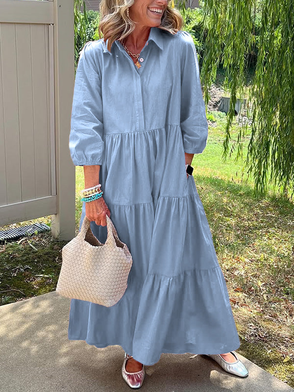 Bente - Robe Longue Élégante