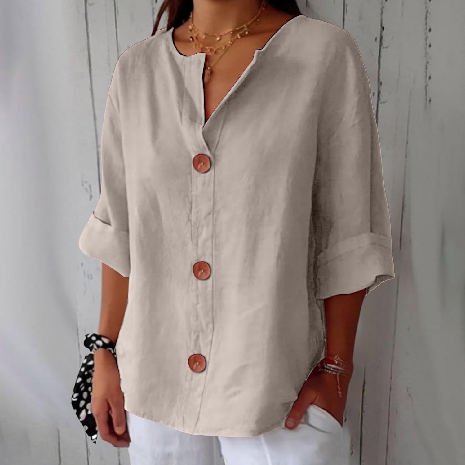 Clara - Blouse ample en lin