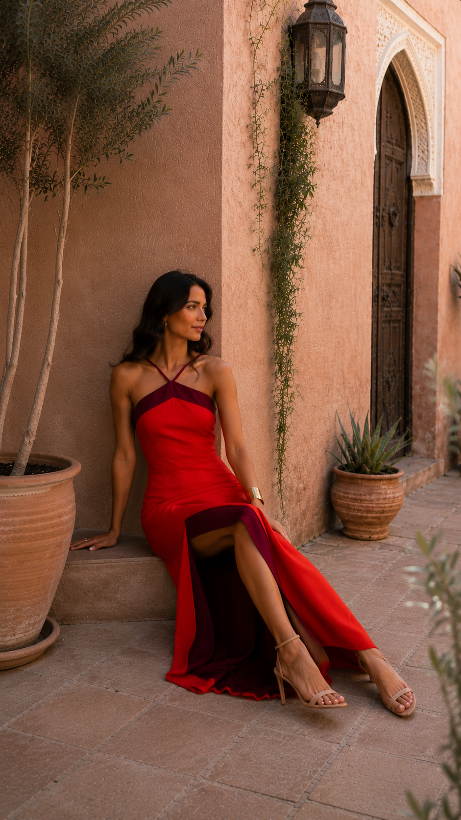 Robe Oasis rouge