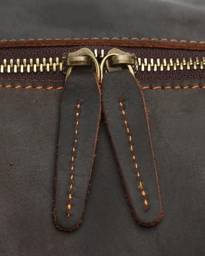 Montague Leather Duffle Old Money