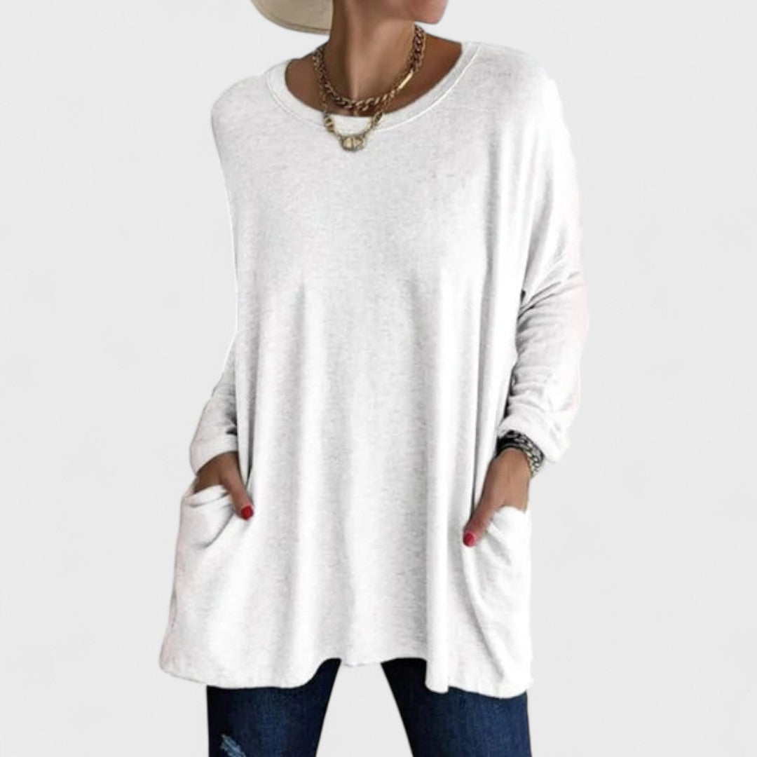 Rebecca - Blouse Noire Chic