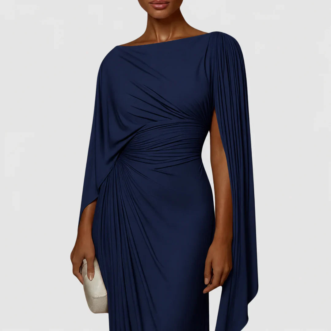 Lyssa | Robe longue plissée