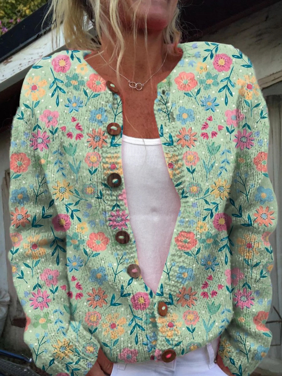Foxfield™ | Gilet fleuri vintage pour femme
