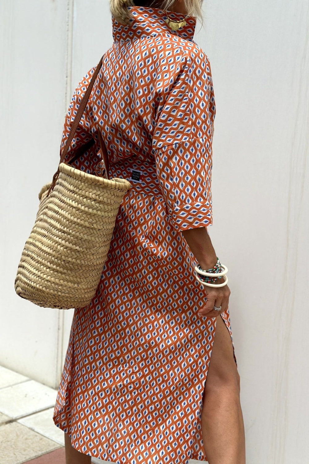 Anne - Robe chemise à carreaux élégante