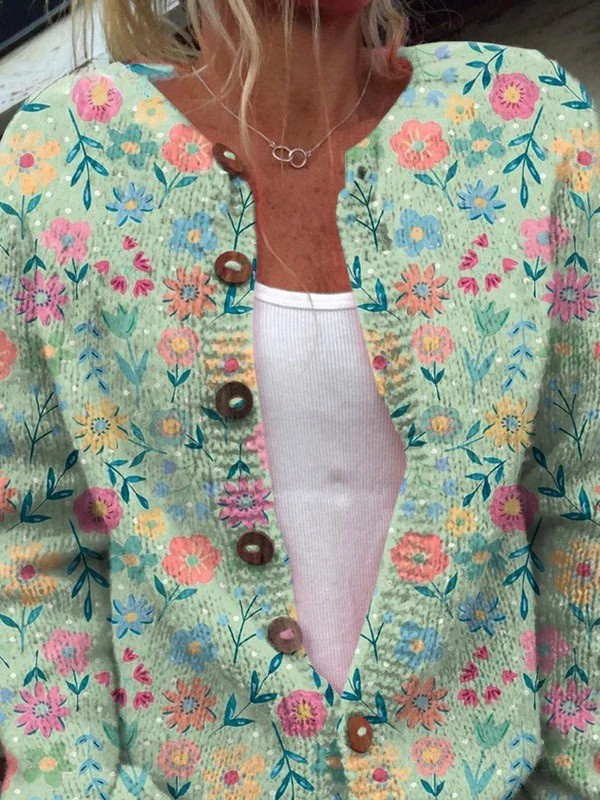 Foxfield™ | Gilet fleuri vintage pour femme