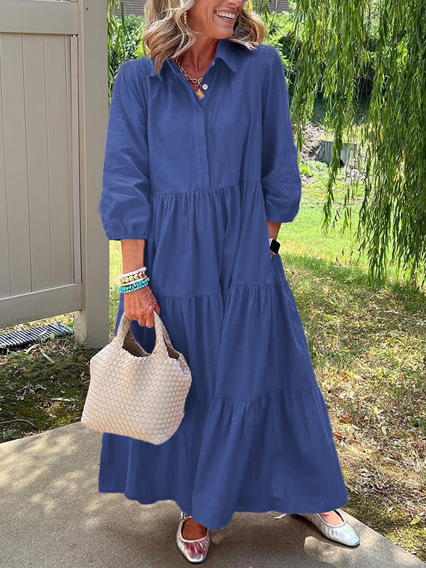 Bente - Robe Longue Élégante