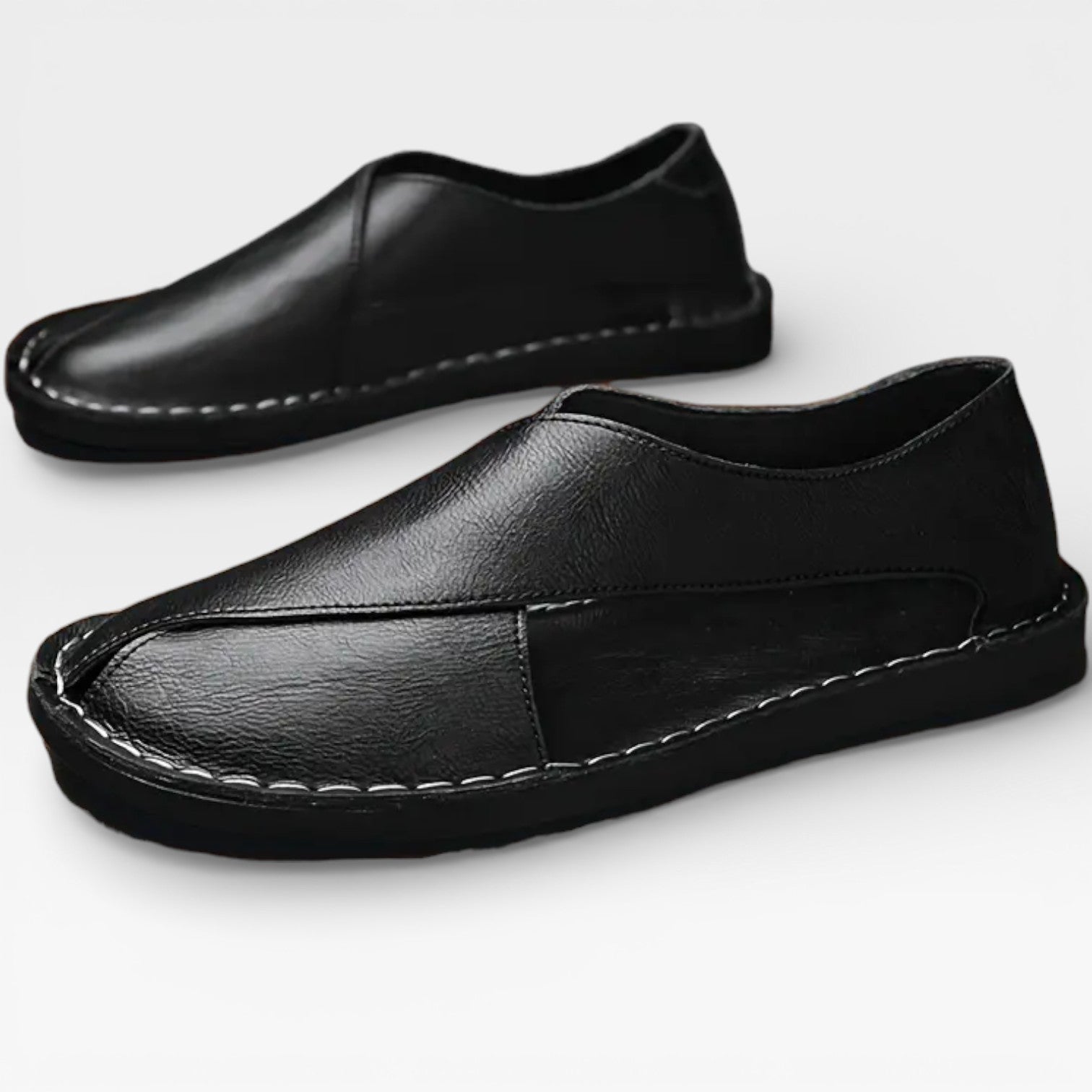 Sandales classiques en cuir pour hommes – Tenue décontractée élégante
