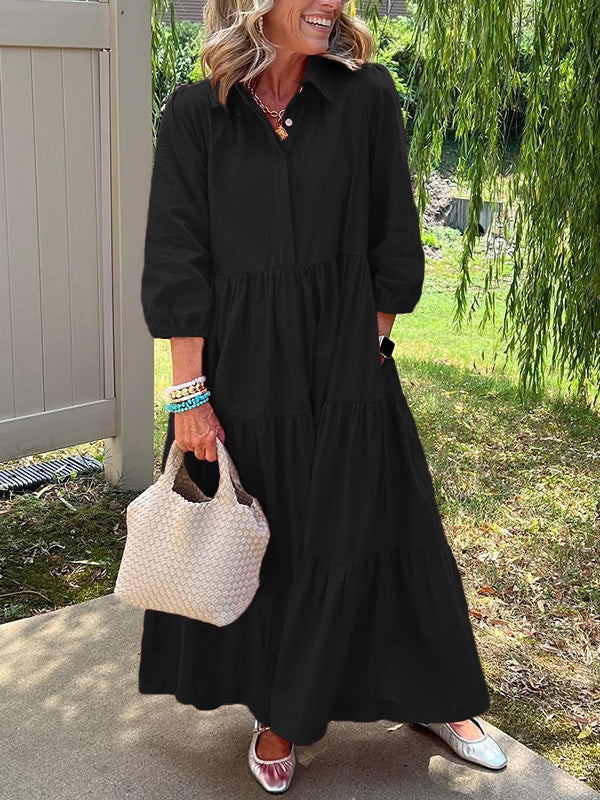 Bente - Robe Longue Élégante
