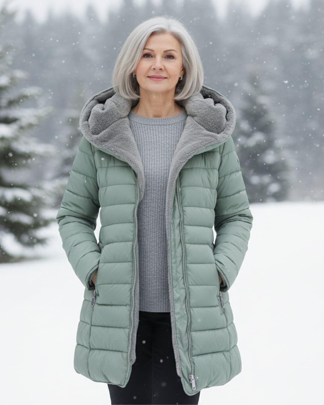 Olivia - Manteau D'hiver Élégant